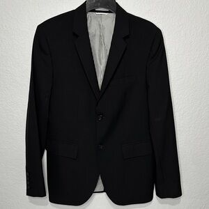 Club Monaco Men’s Classic Black Wool Business Formal Blazer 40R